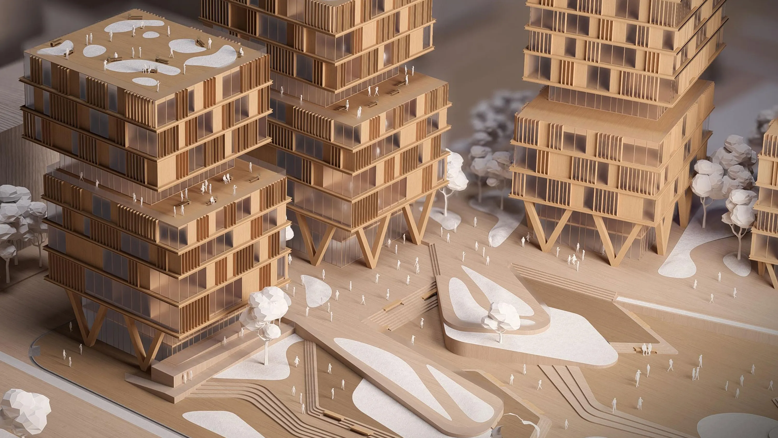 Gerendertes Architekturmodell