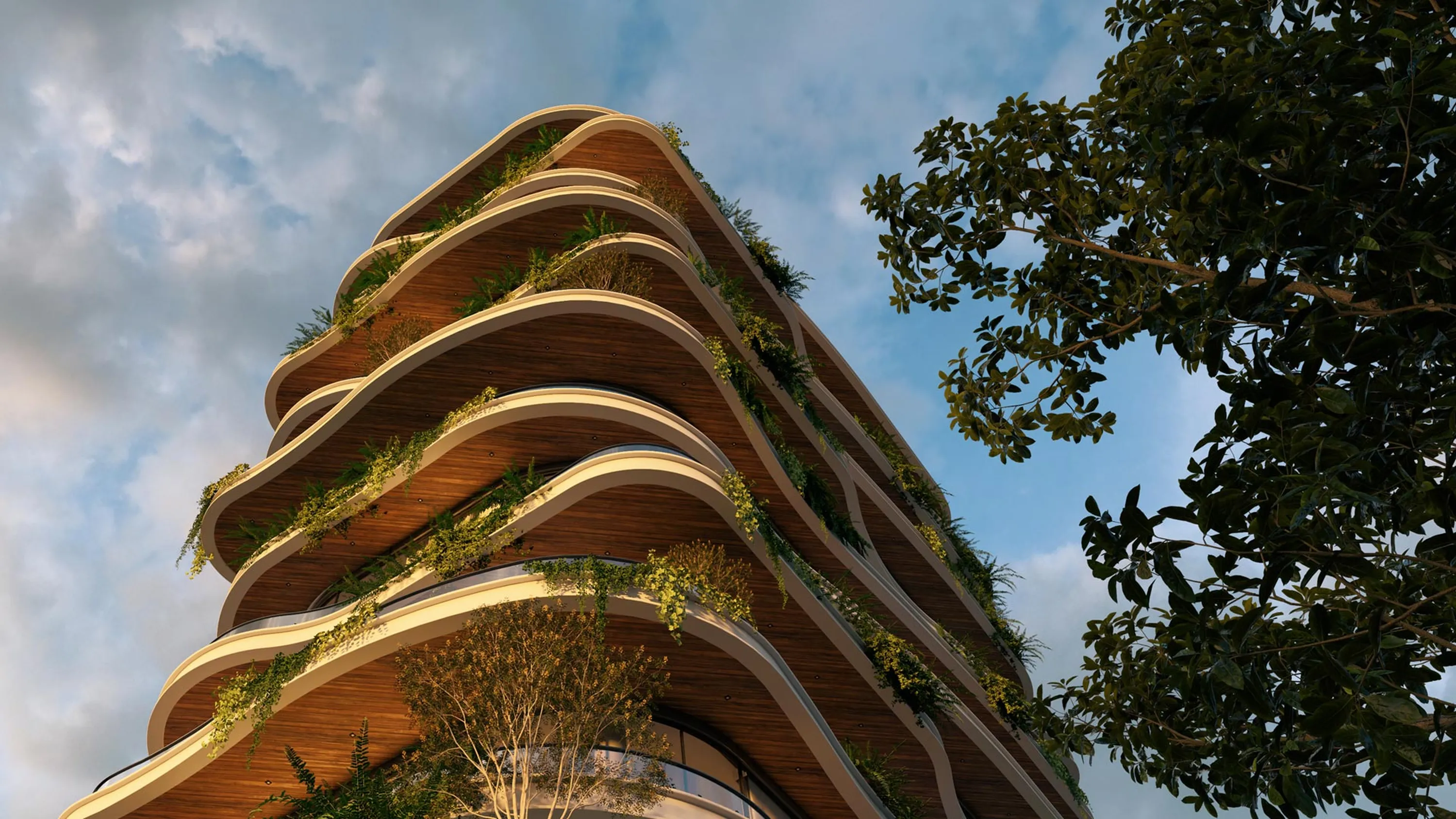 HDRI‑Himmel, Abendlicht: Panorama‑Hintergrund mit warmem Abendhimmel und Stadtlichtern