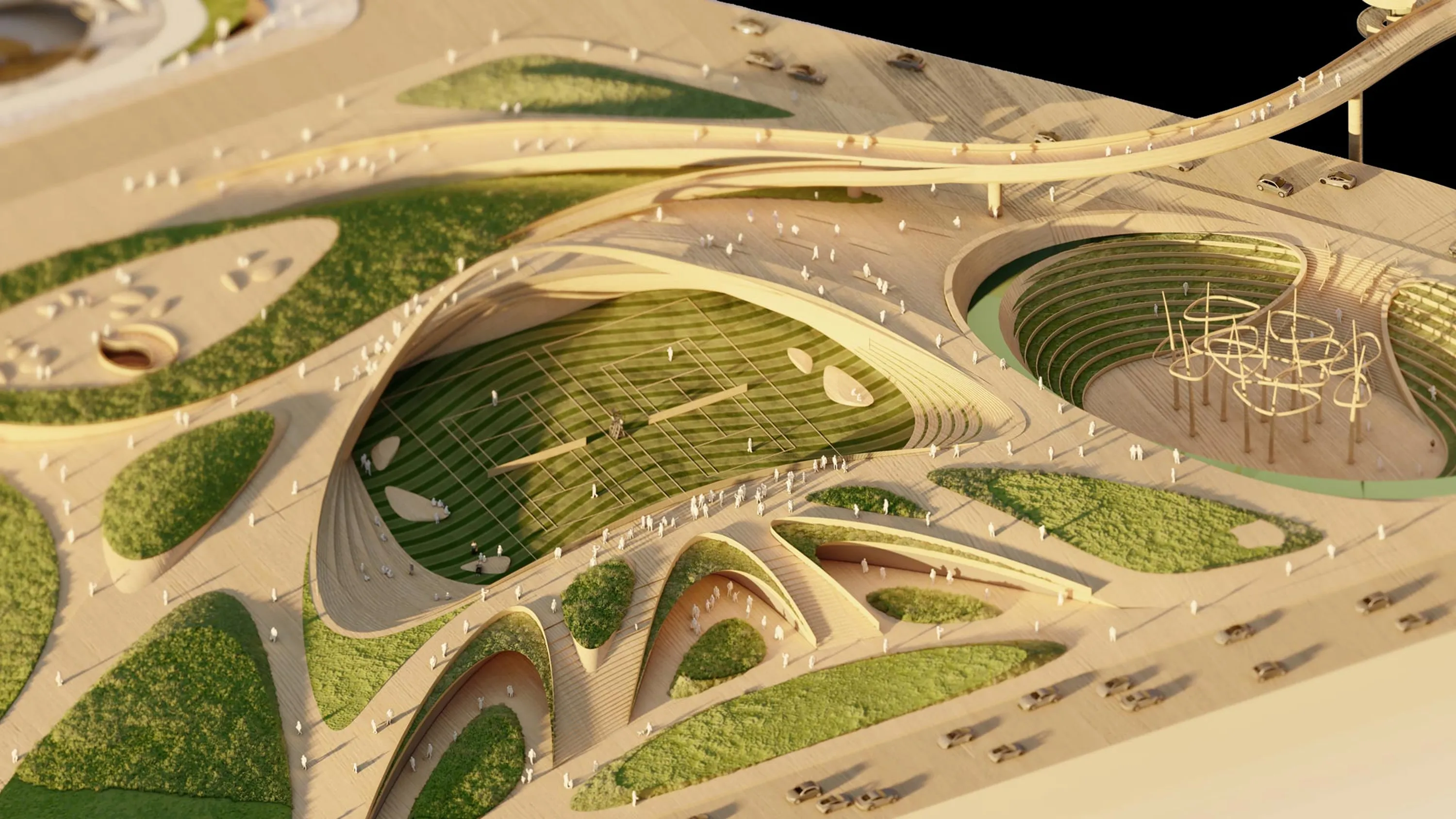 Chengdu Jiaozi Park - Design by Martha Schwartz Partners