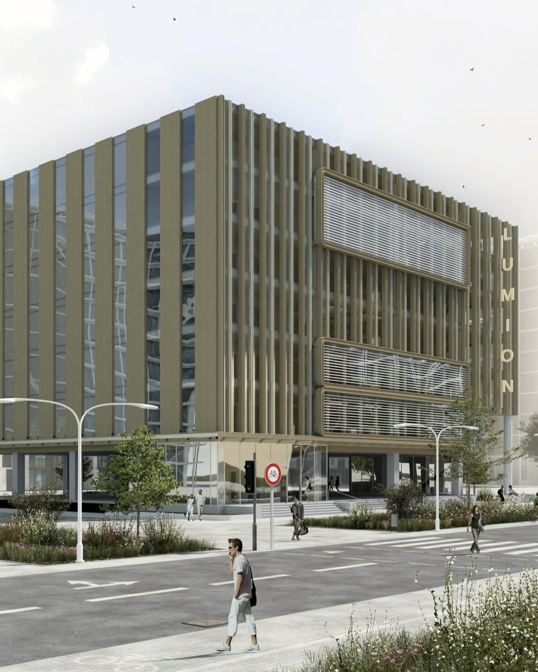 Bürogebäude, gerendert in Lumion 2025.1 © CYCOT