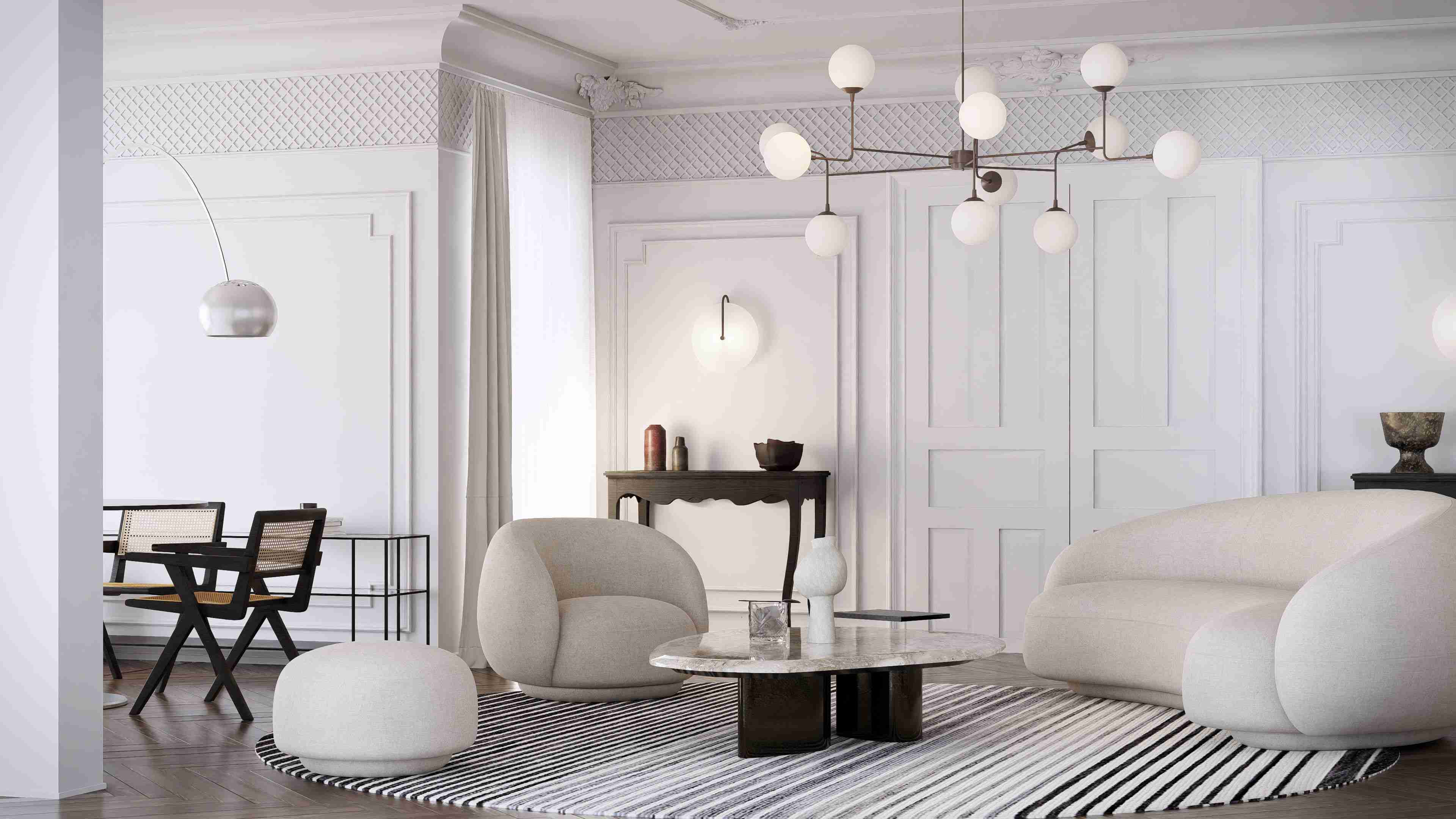 Französische Wohnung, gerendert in Lumion 2025 © Act 3d