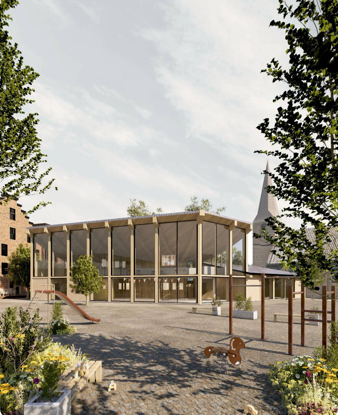 Kulturzentrum, gerendert in Lumion 2025.2 © CYCOT