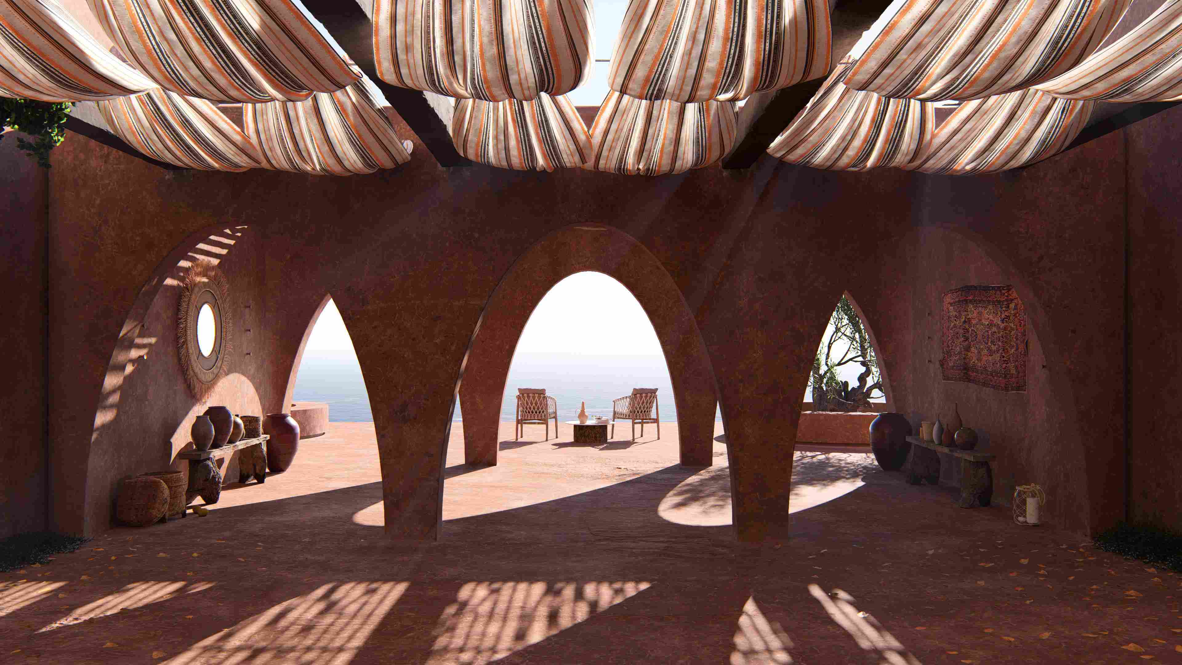 Mediterranes Haus, gerendert in Lumion 2024 © Act 3d